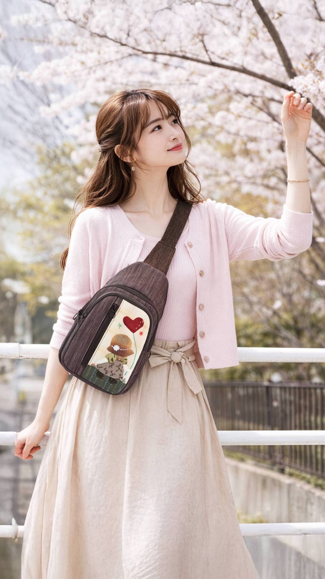 先染布四層包 行走使用情境